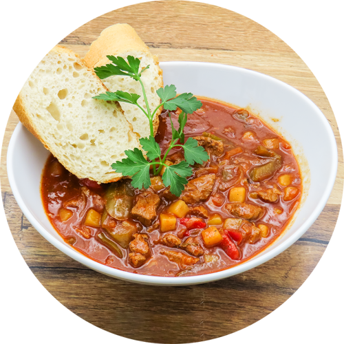 Gulaschsuppe „Pusztafeuer“