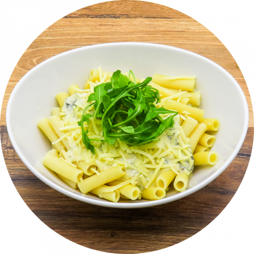 Rigatoni „Spinat-Käse”
