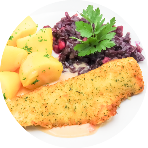 Seehechtfilet „Müllerin Art”