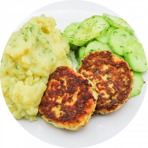 Seelachsfrikadelle