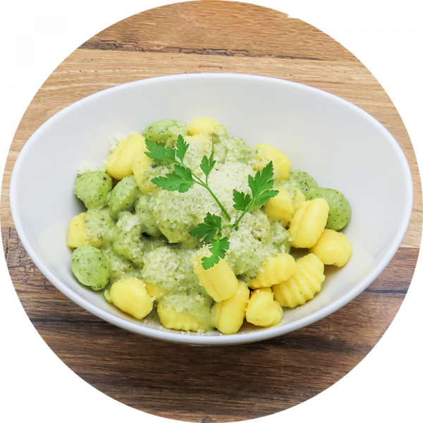 Gnocchi „Spinat-Käse”