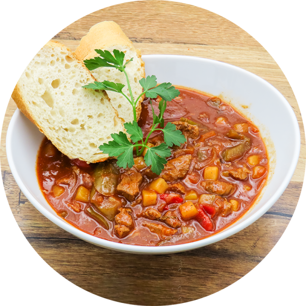 Gulaschsuppe „Pusztafeuer“