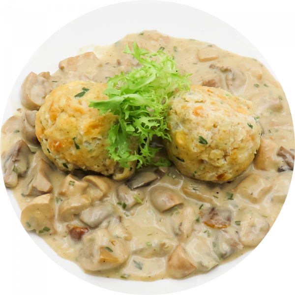 Semmelknödel „Waldpilz“